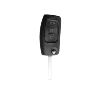Trijų mygtukų rakto korpusas - skirtas Ford Focus | Mondeo | C-Max | S-Max | Kuga (HU101 geležtei)