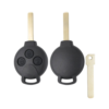 Trijų mygtukų rakto korpusas - skirtas Smart Fortwo | Citycoupe | Roadster