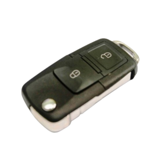 Dviejų mygtukų rakto korpusas - skirtas Seat Ibiza | Leon | Skoda Octavia | Fabia | Volkswagen Passat | Polo | Golf | Jetta | Bora