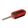 Trijų mygtukų rakto korpusas (Raudonas) - skirtas Fiat 500 | Brava | Punto | Panda