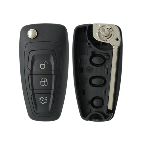Rakto korpusas - skirtas Ford Focus | Mondeo | Fiesta, trijų mygtukų