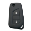 2-jų mygtukų silikoninis rakto dėklas, skirtas Toyota