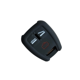 3-jų mygtukų silikoninis Raktų dėklas, skirtas Opel