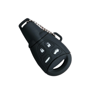 4-ių mygtukų silikoninis Raktų dėklas, skirtas Saab