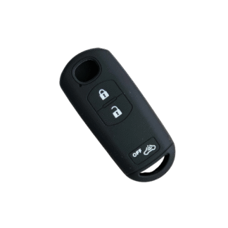 3-jų mygtukų silikoninis Raktų dėklas, skirtas Mazda