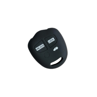 3-jų mygtukų silikoninis Raktų dėklas, skirtas Mitsubishi