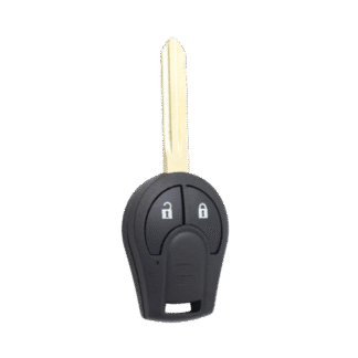 2 mygtukų rakto korpusas - skirtas Nissan automobiliams