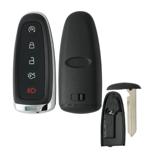 Penkių mygtukų rakto korpusas - skirtas Ford automobiliams